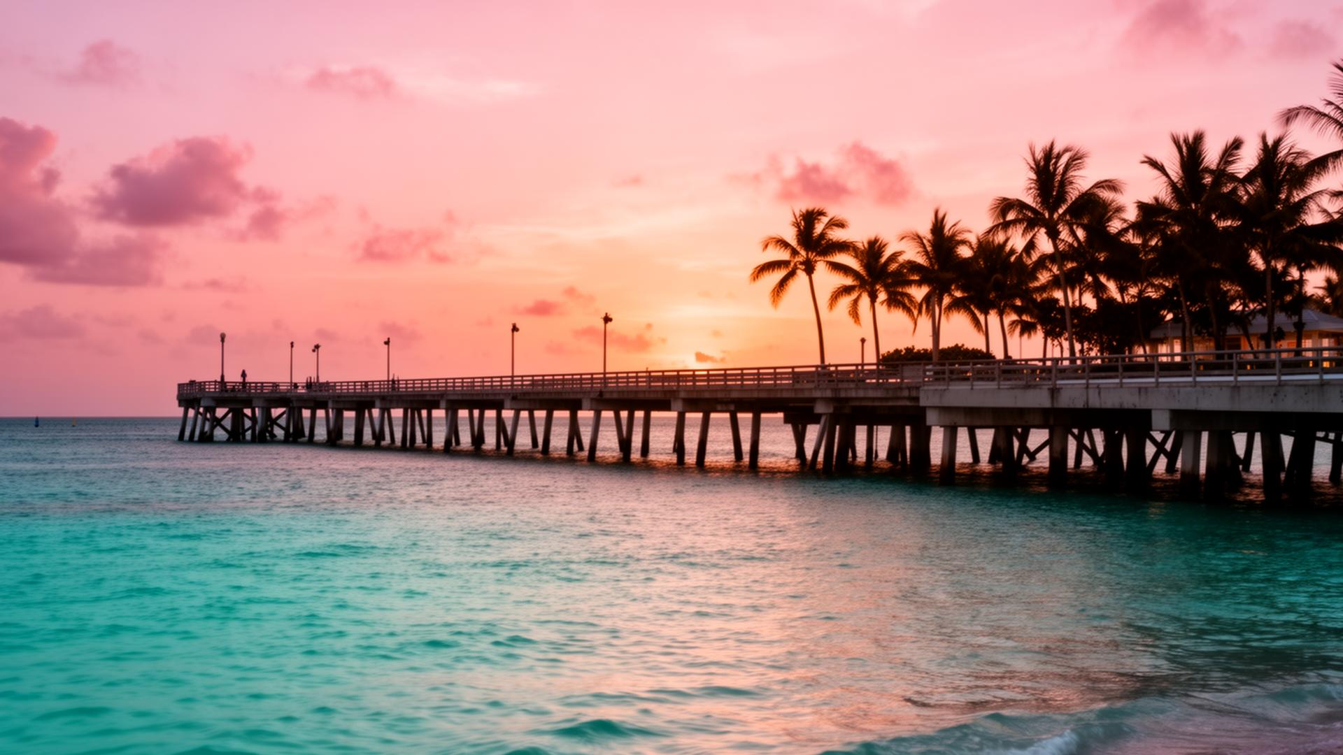 Gulf Coast sunset over the water in Southwest Florida